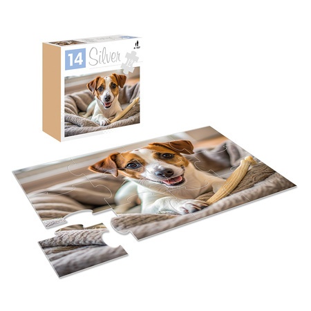 Puzzle dla seniora pies seria silver 12 elementów